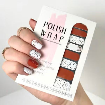 Polish Wrap Nail Wrap - Golden Hour