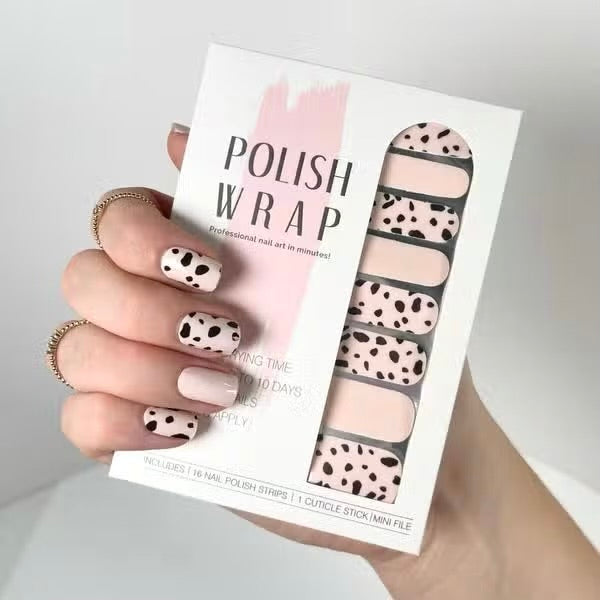 Polish Wrap Nail Wrap - Dalmations