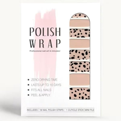 Polish Wrap Nail Wrap - Dalmations