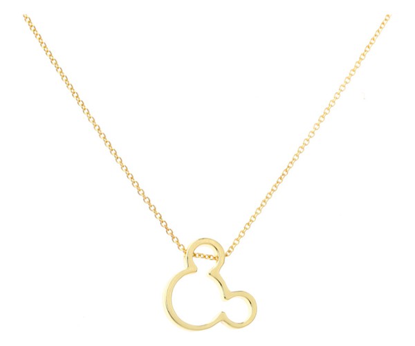 Mouse Silhouette Necklace