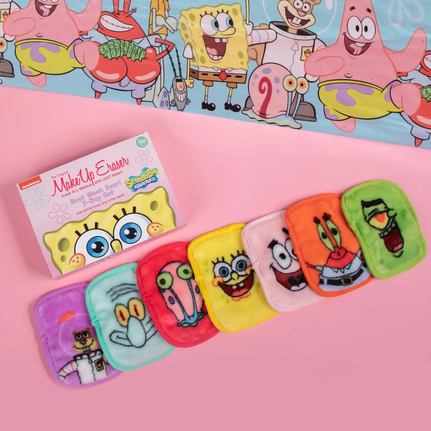 MakeUp Eraser SpongeBob 7 Day Set