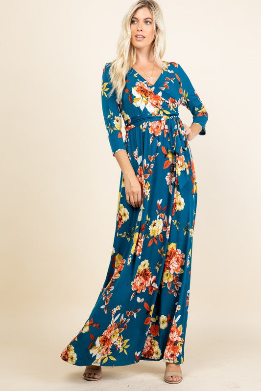 Adele Floral Maxi Dress